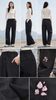 Ladinside ALPINIST Climbing Pants - BLACK w/ Cheery Blossom