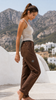 Sierra XULILLA Pants - Chocolate
